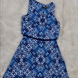 Abstract Print Dress